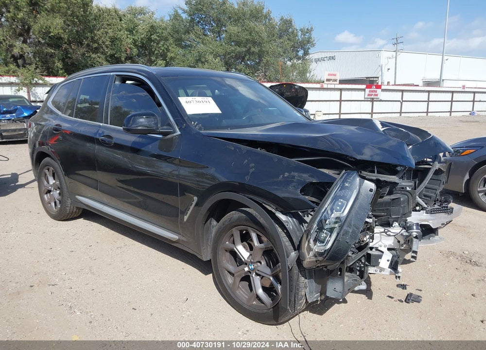 2022 BMW X3 XDRIVE30I VIN: 5UX53DP06N9M93694