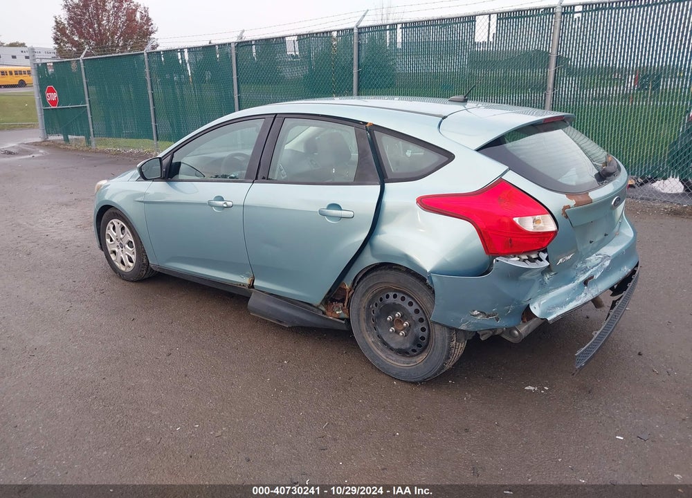 2012 FORD FOCUS SE VIN: 1FAHP3K2XCL187528