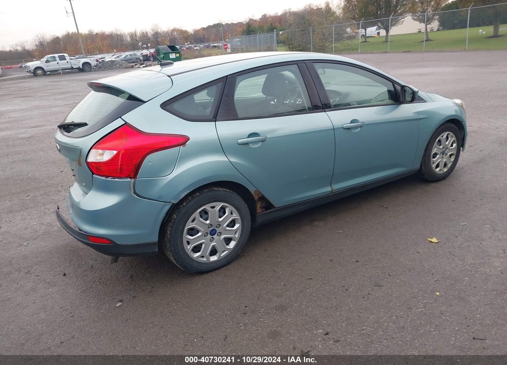 2012 FORD FOCUS SE VIN: 1FAHP3K2XCL187528