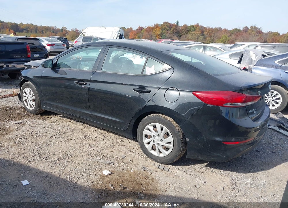 2018 HYUNDAI ELANTRA SE VIN: 5NPD74LF4JH246896