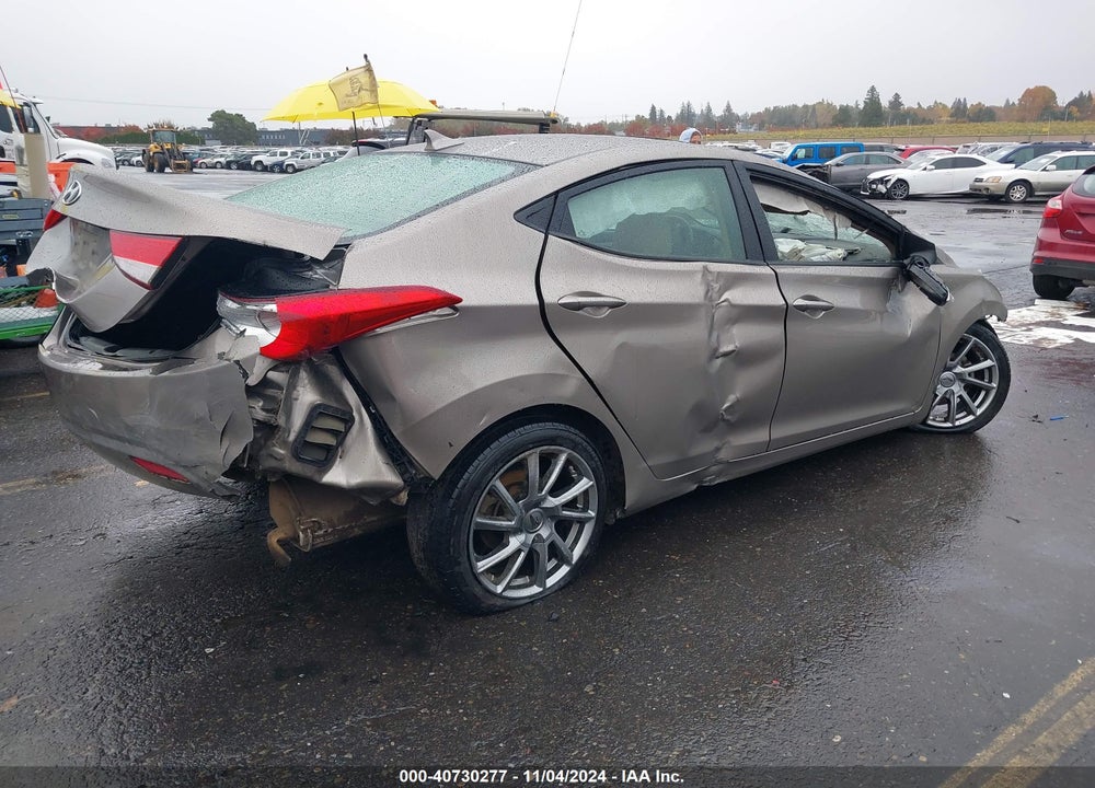 2013 HYUNDAI ELANTRA LIMITED VIN: 5NPDH4AE0DH291913