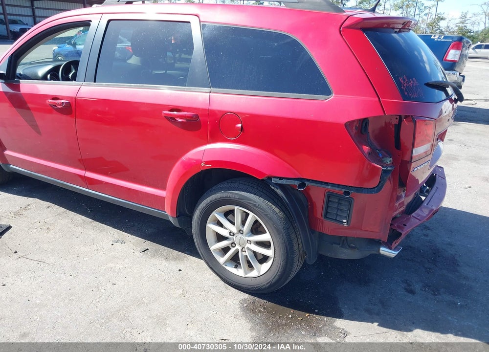2016 DODGE JOURNEY SXT VIN: 3C4PDCBG6GT202532