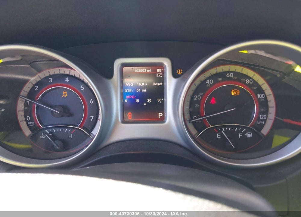 2016 DODGE JOURNEY SXT VIN: 3C4PDCBG6GT202532