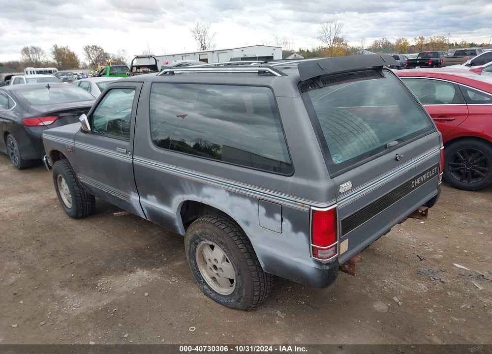 1986 CHEVROLET BLAZER S10 VIN: 1G8CT18R5G0124041