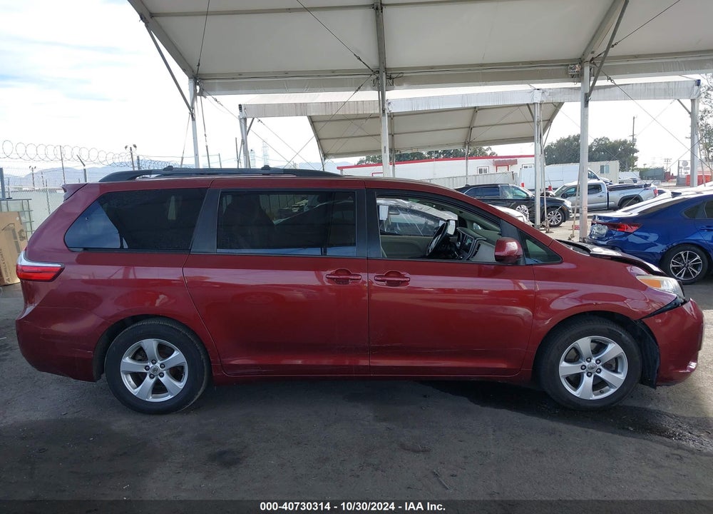 2016 TOYOTA SIENNA LE 8 PASSENGER VIN: 5TDKK3DC8GS731811