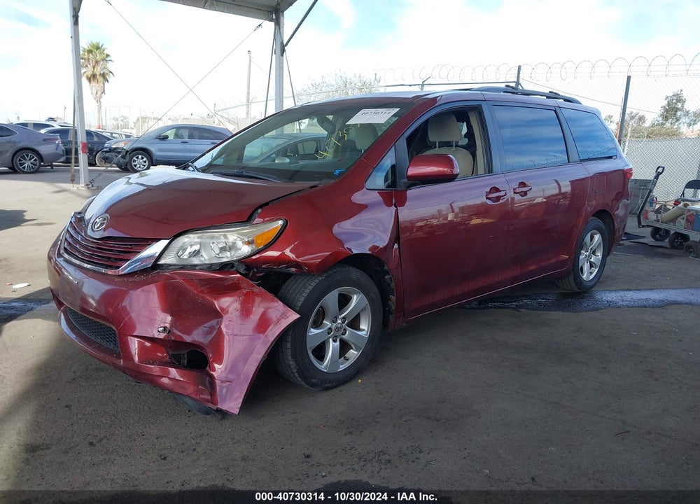 2016 TOYOTA SIENNA LE 8 PASSENGER VIN: 5TDKK3DC8GS731811