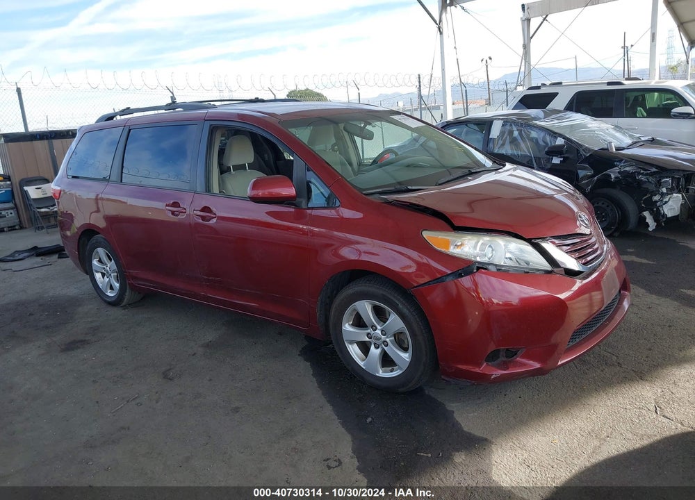 2016 TOYOTA SIENNA LE 8 PASSENGER VIN: 5TDKK3DC8GS731811