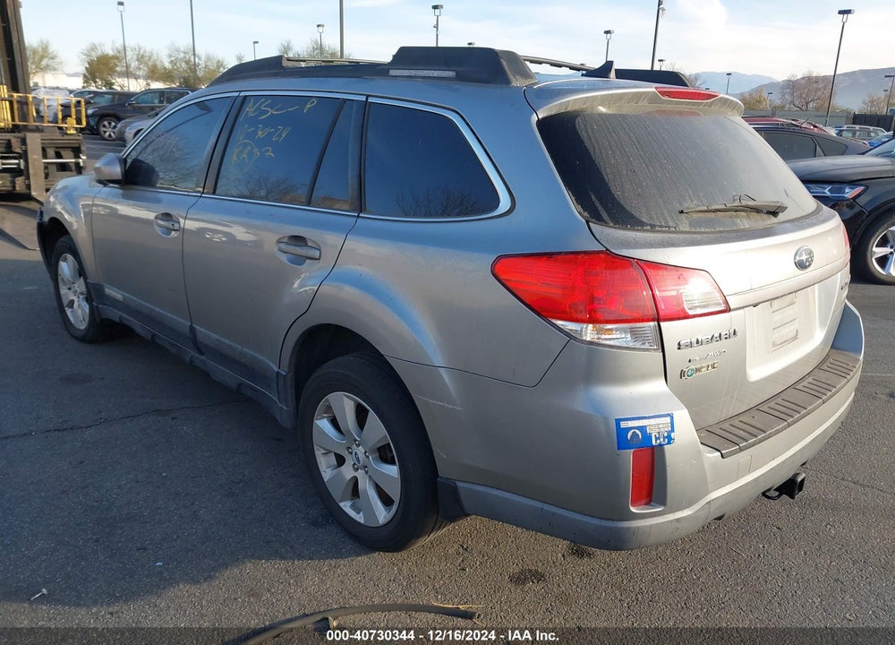 2011 SUBARU OUTBACK 2.5I LIMITED VIN: 4S4BRBKC9B3430818
