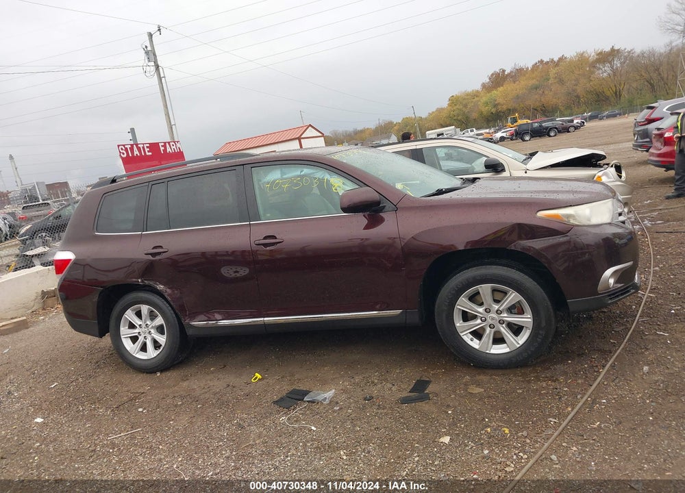 2012 TOYOTA HIGHLANDER SE V6 VIN: 5TDBK3EH4CS140752