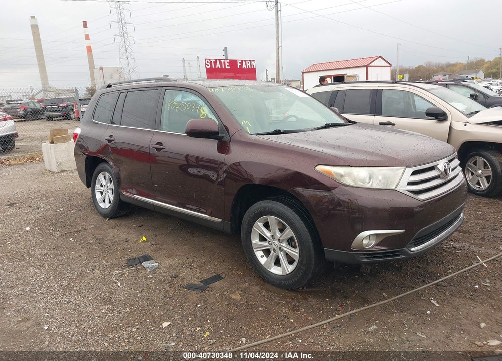 2012 TOYOTA HIGHLANDER SE V6 VIN: 5TDBK3EH4CS140752