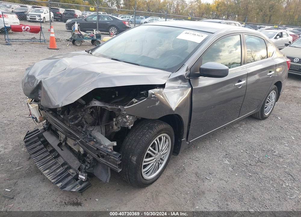 2019 NISSAN SENTRA S VIN: 3N1AB7APXKY346278