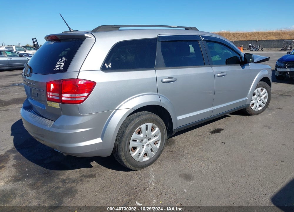 2018 DODGE JOURNEY SE VIN: 3C4PDCAB2JT383853