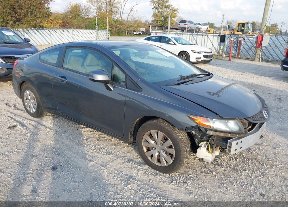 2012 HONDA CIVIC LX VIN: 2HGFG3B5XCH511667