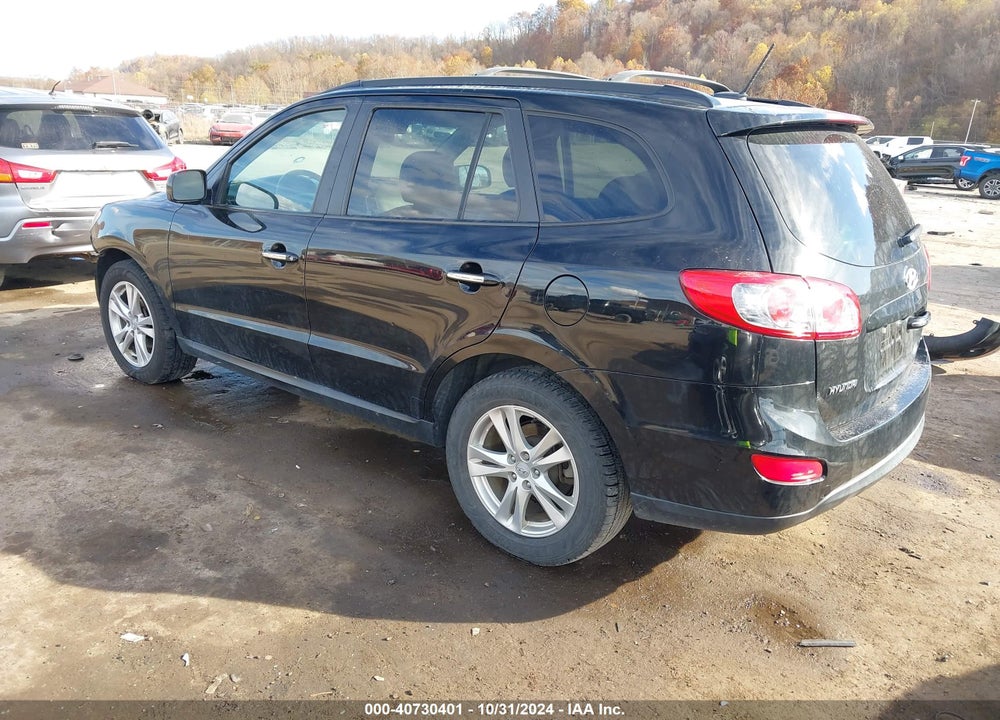 2011 HYUNDAI SANTA FE LIMITED V6 VIN: 5XYZKDAG2BG072349