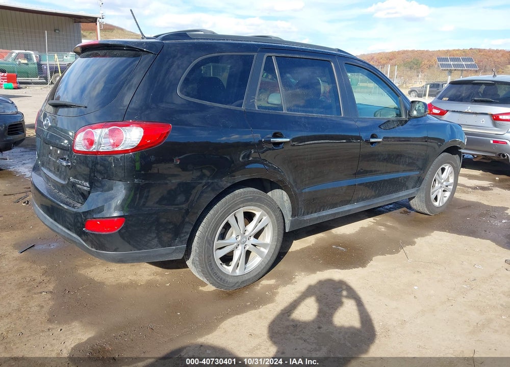 2011 HYUNDAI SANTA FE LIMITED V6 VIN: 5XYZKDAG2BG072349