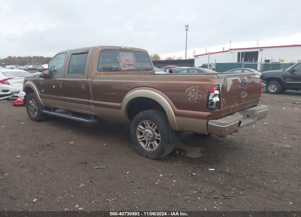 2011 FORD F-350 LARIAT VIN: 1FT8W3BT6BEA61644