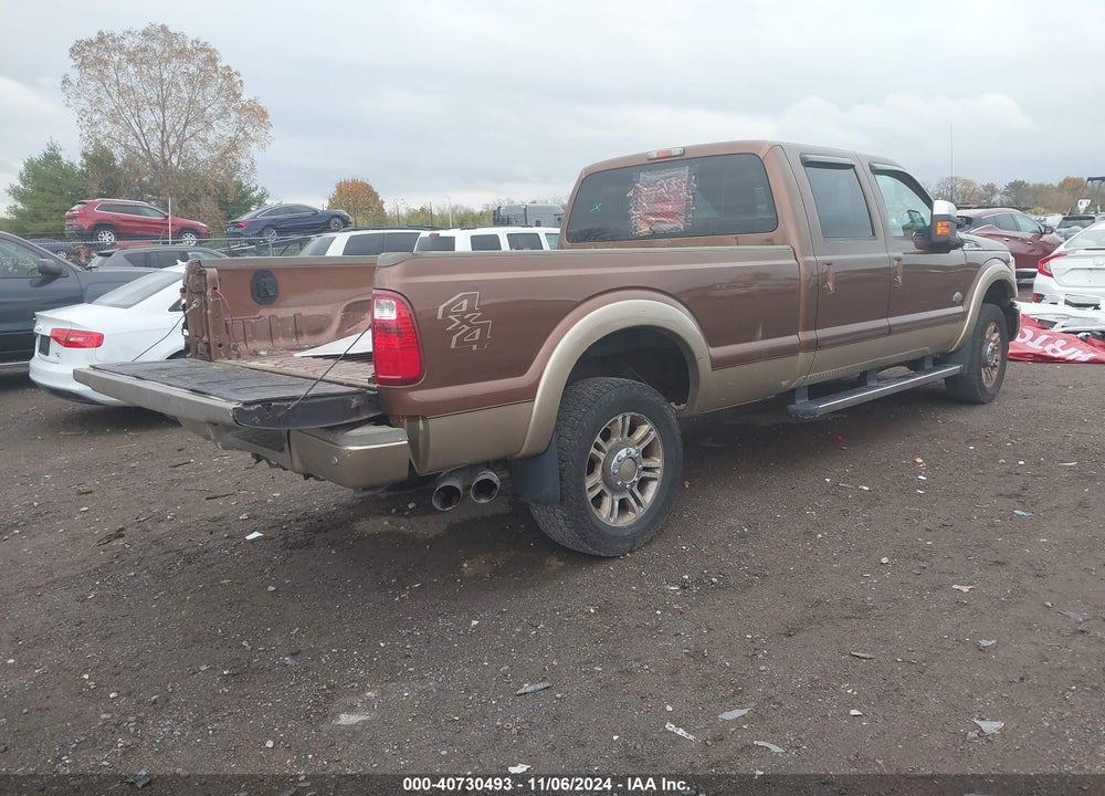 2011 FORD F-350 LARIAT VIN: 1FT8W3BT6BEA61644