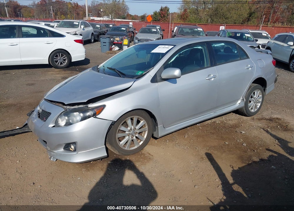 2010 TOYOTA COROLLA S VIN: 2T1BU4EE0AC444303
