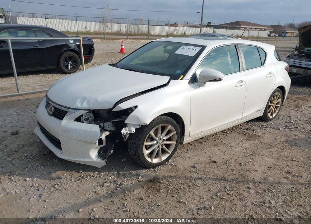 2011 LEXUS CT 200H PREMIUM VIN: JTHKD5BH9B2037292