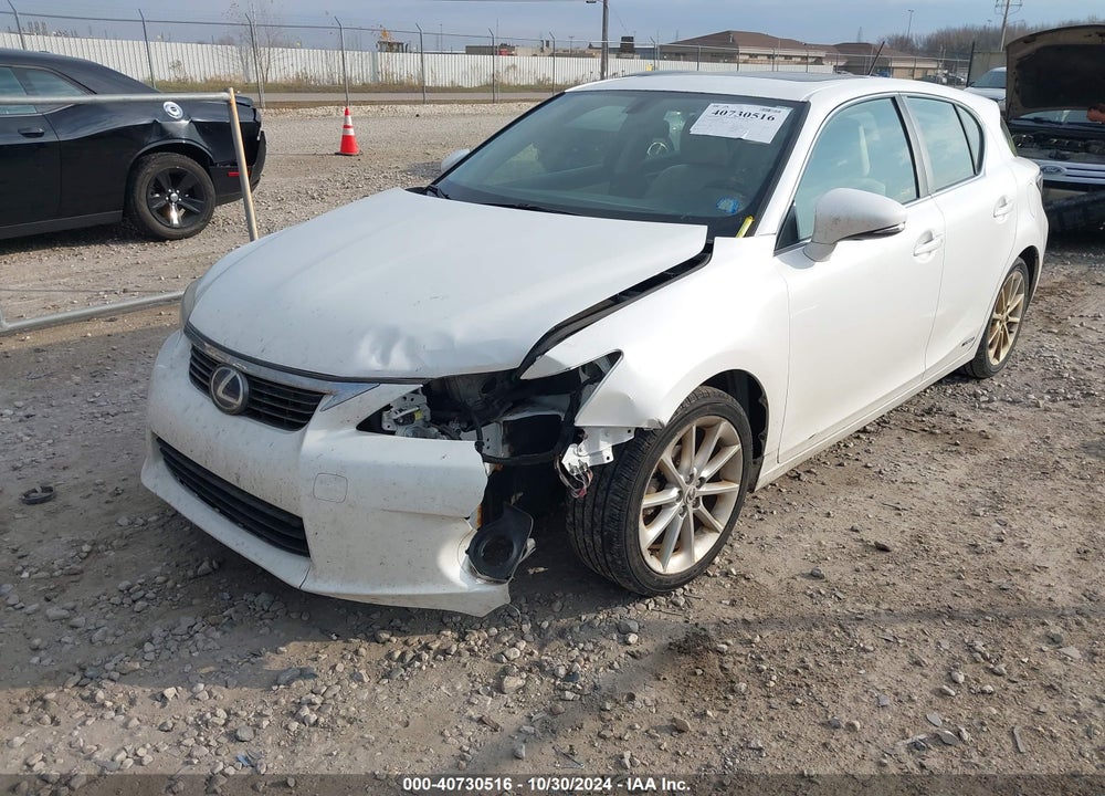 2011 LEXUS CT 200H PREMIUM VIN: JTHKD5BH9B2037292