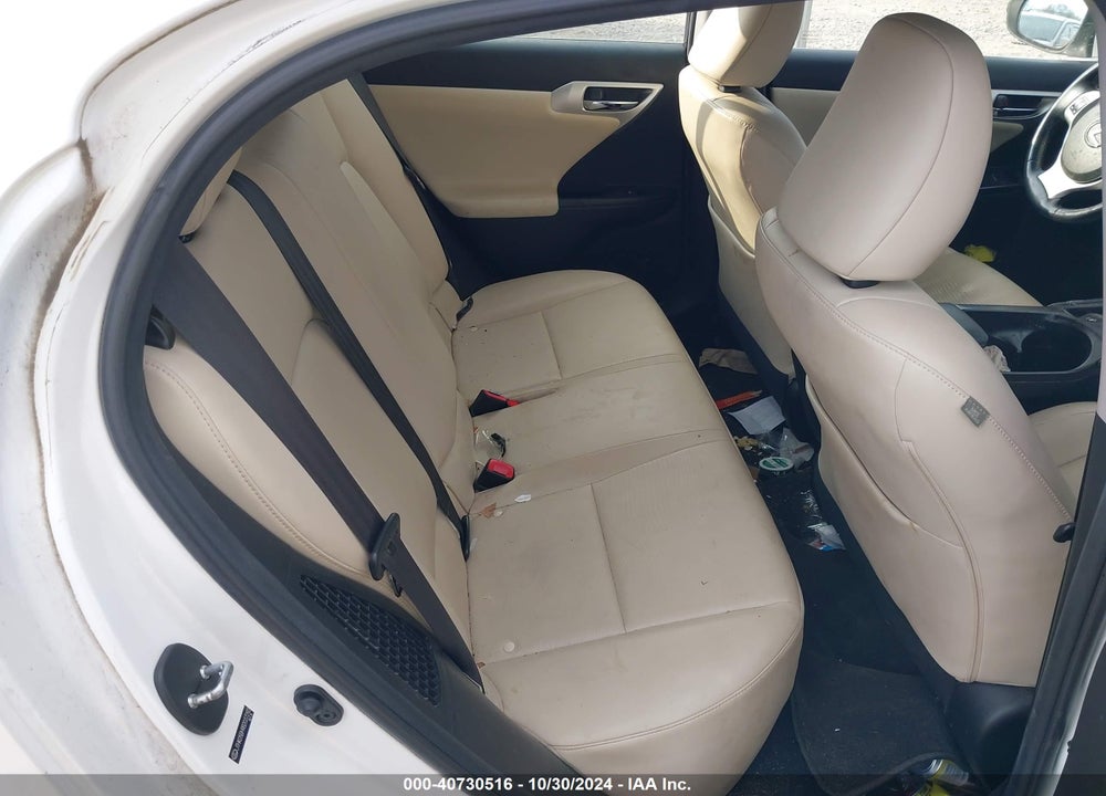 2011 LEXUS CT 200H PREMIUM VIN: JTHKD5BH9B2037292