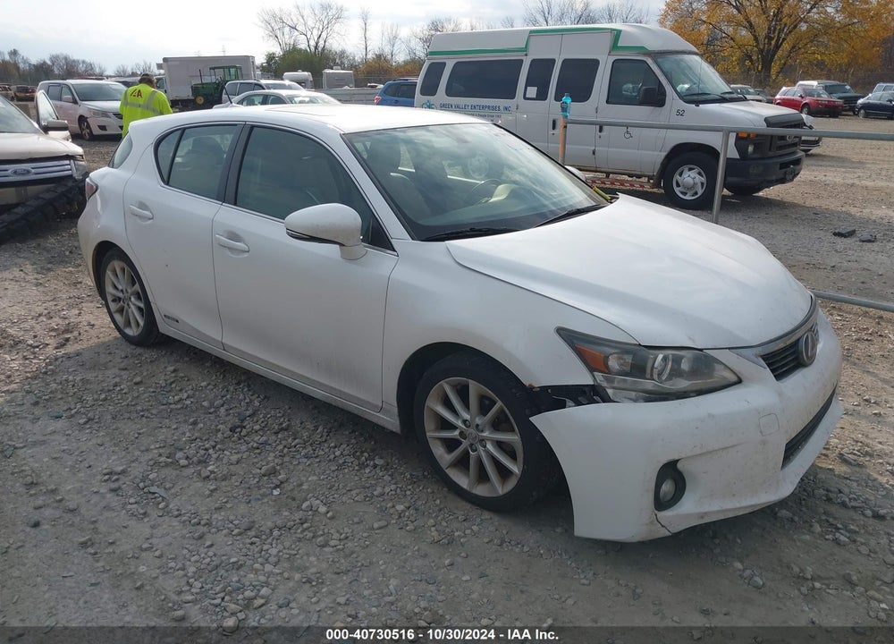 2011 LEXUS CT 200H PREMIUM VIN: JTHKD5BH9B2037292