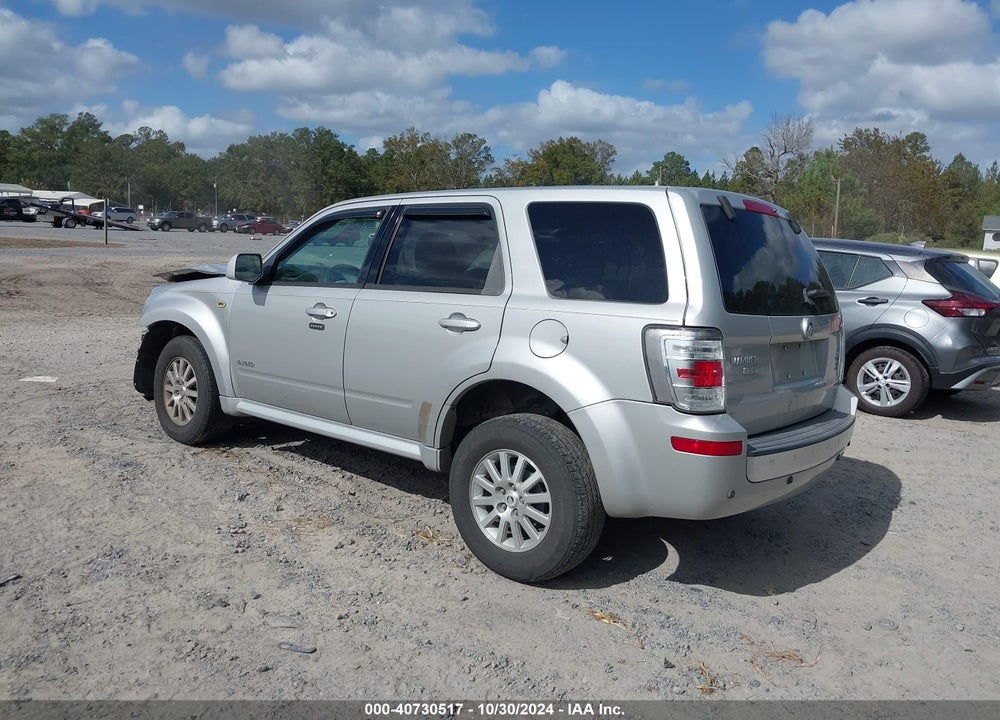 2008 MERCURY MARINER PREMIER VIN: 4M2CU87198KJ45286