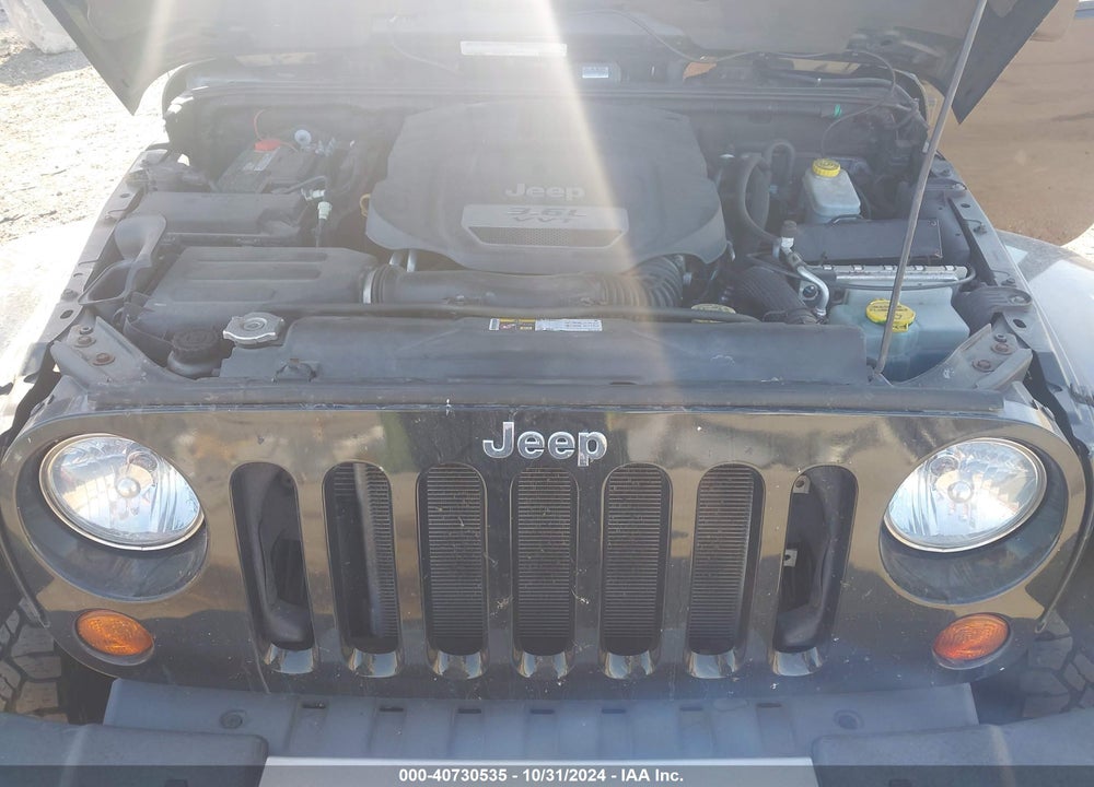 2012 JEEP WRANGLER SAHARA VIN: 1C4AJWBG8CL229981