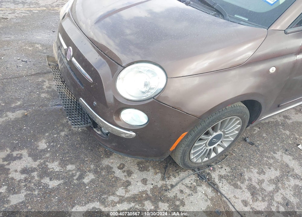 2012 FIAT 500C LOUNGE VIN: 3C3CFFER6CT296093