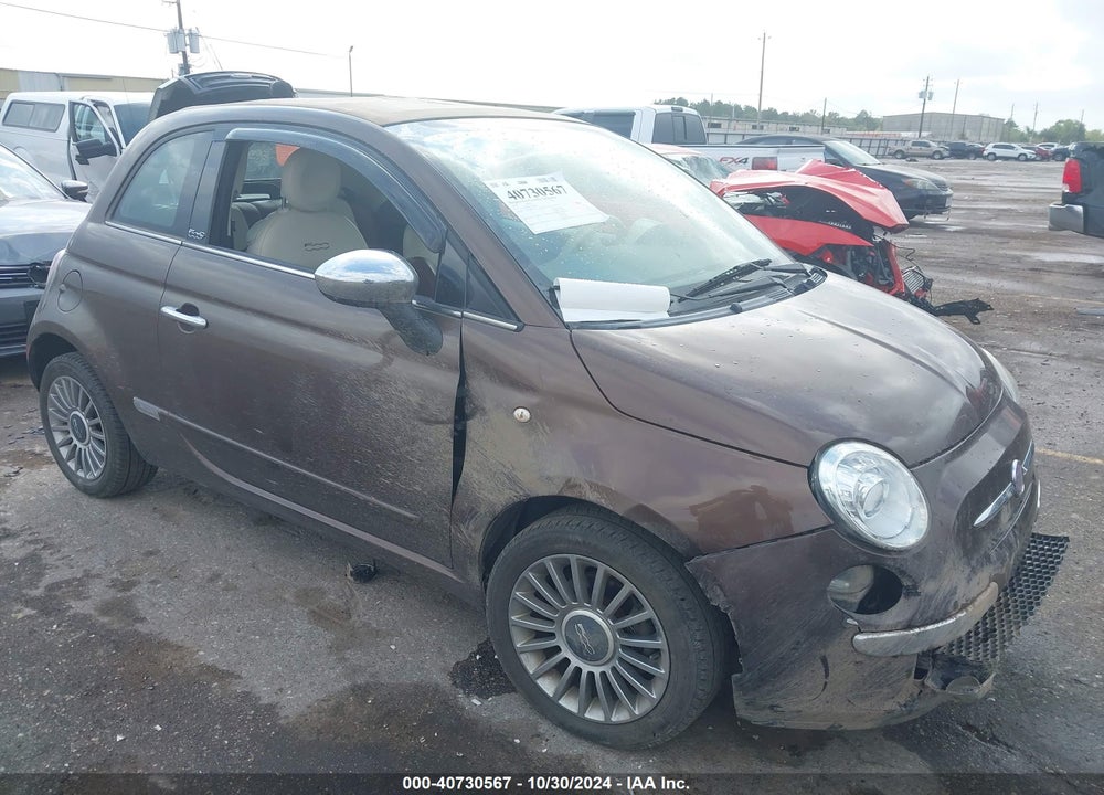 2012 FIAT 500C LOUNGE VIN: 3C3CFFER6CT296093