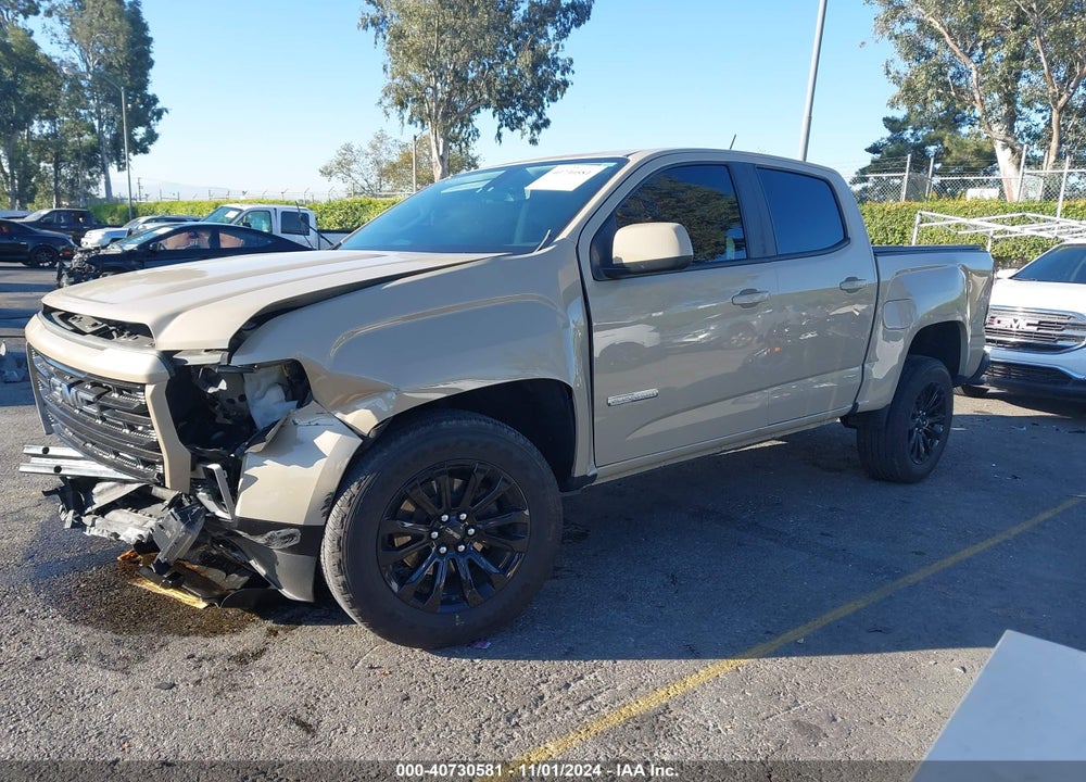 2022 GMC CANYON 2WD SHORT BOX ELEVATION VIN: 1GTG5CEN6N1286329