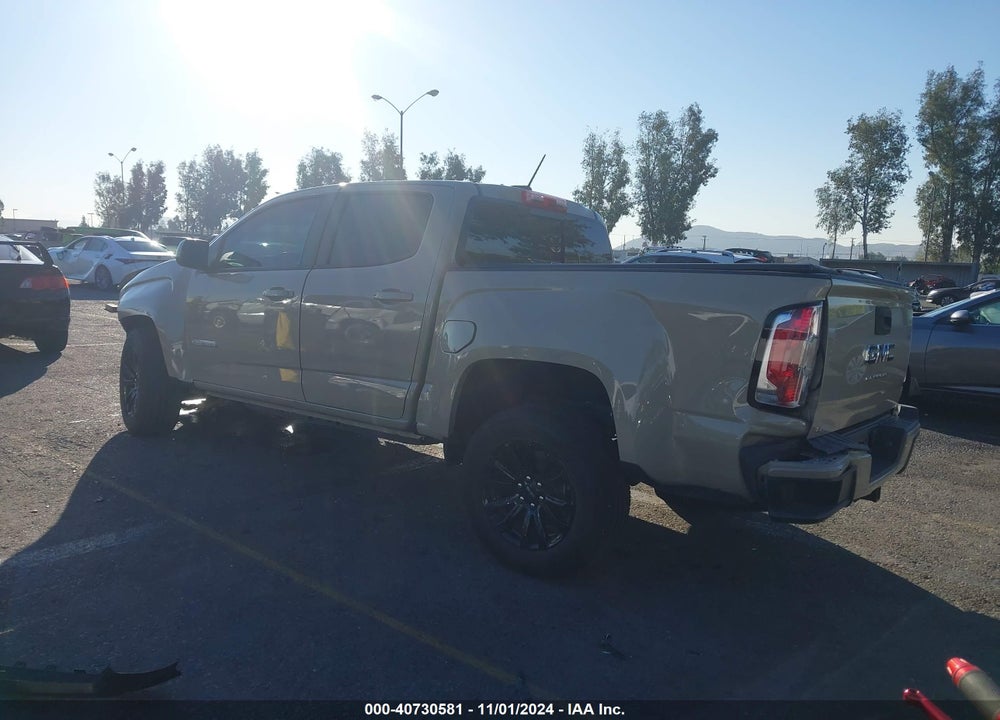 2022 GMC CANYON 2WD SHORT BOX ELEVATION VIN: 1GTG5CEN6N1286329