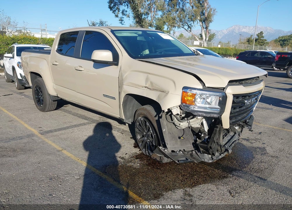 2022 GMC CANYON 2WD SHORT BOX ELEVATION VIN: 1GTG5CEN6N1286329