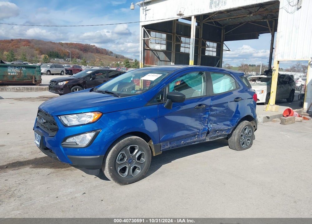 2021 FORD ECOSPORT S VIN: MAJ6S3FL7MC455462