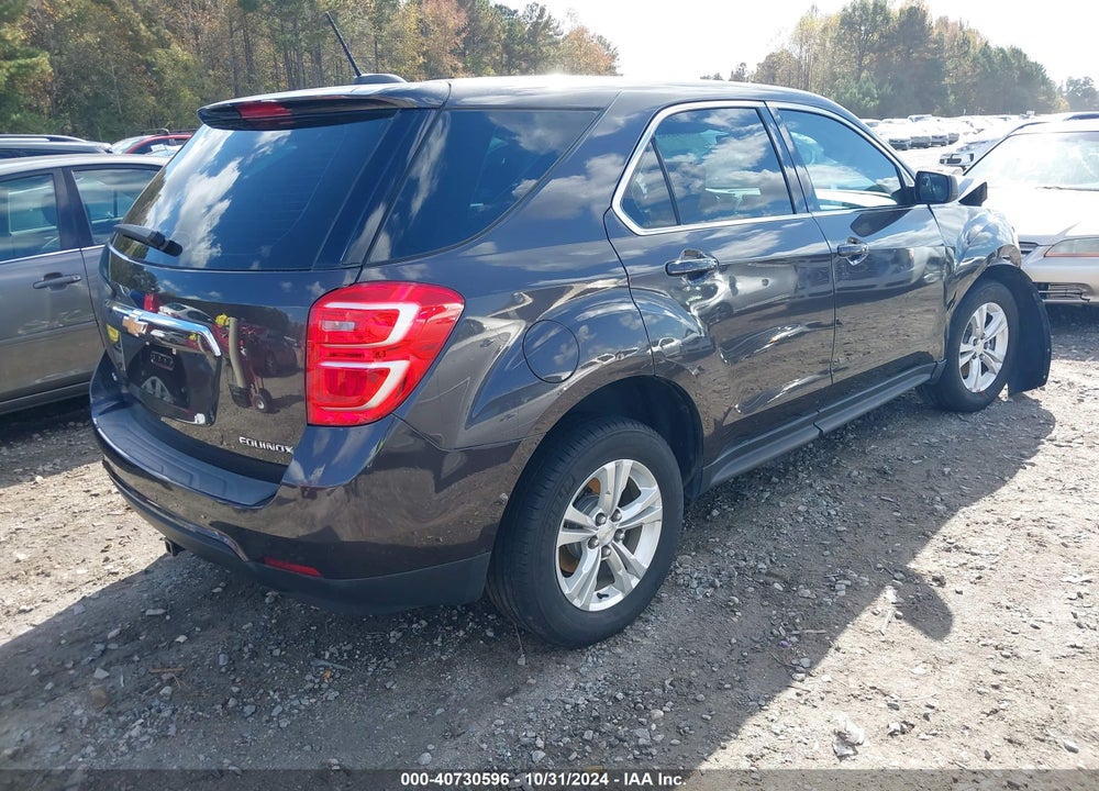 2016 CHEVROLET EQUINOX LS VIN: 2GNFLEEK9G6263430
