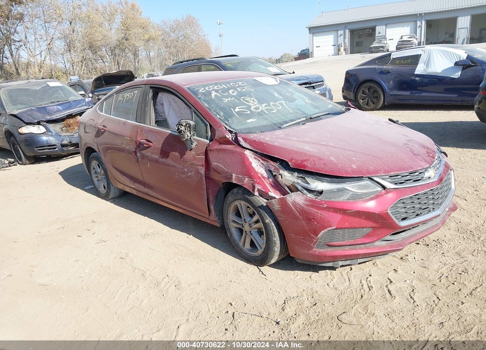 2018 CHEVROLET CRUZE LT AUTO VIN: 1G1BE5SM3J7159507