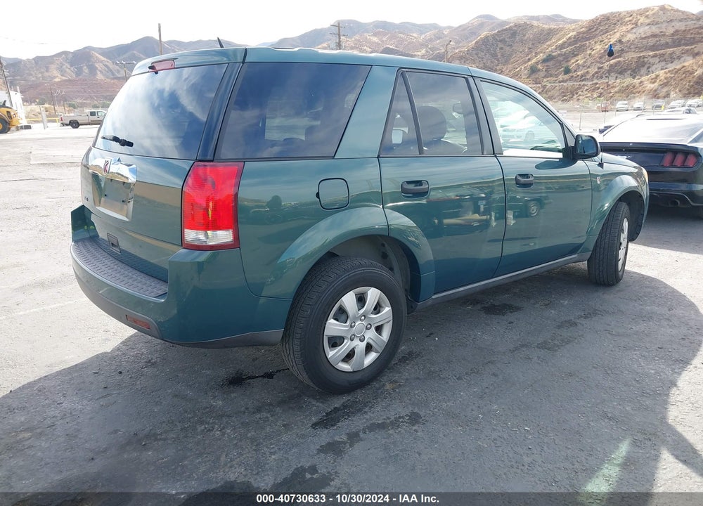 2006 SATURN VUE 4 CYL VIN: 5GZCZ33D36S828722