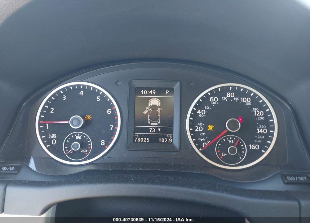 2017 VOLKSWAGEN TIGUAN 2.0T/2.0T S VIN: WVGAV7AX1HK041078