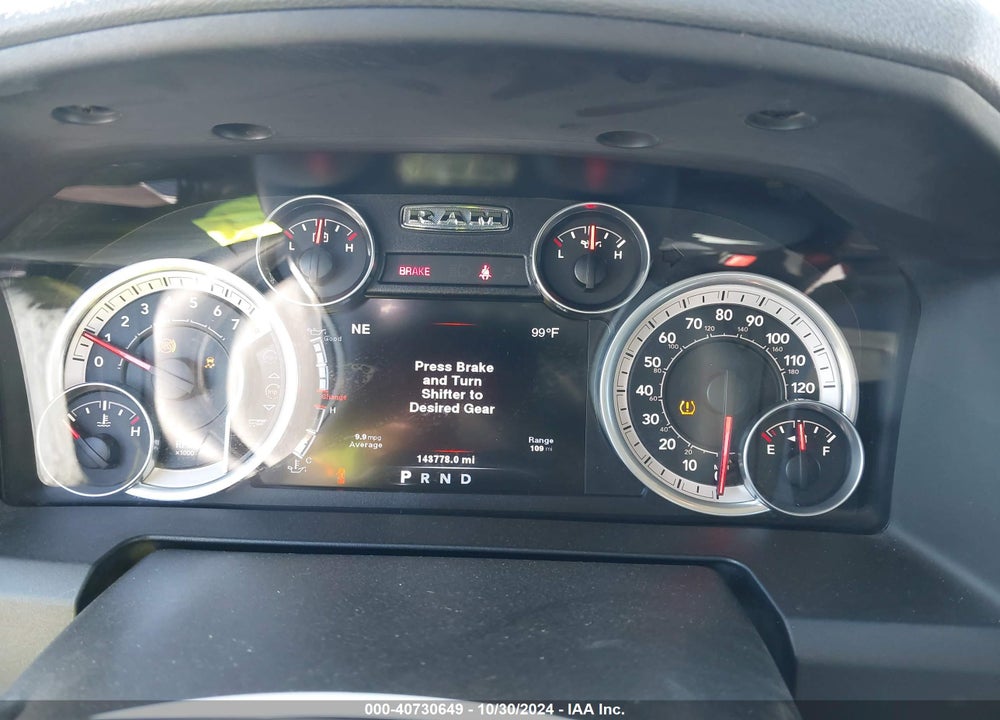 2013 RAM 1500 BIG HORN VIN: 1C6RR7LT6DS708377