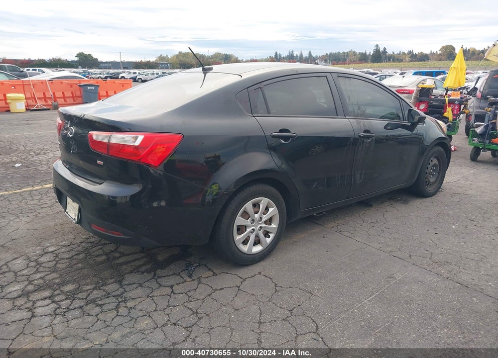 2012 KIA RIO VIN: KNADM4A37C6087142