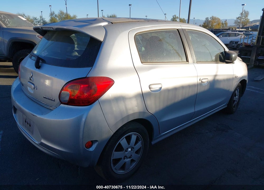 2014 MITSUBISHI MIRAGE ES VIN: ML32A4HJ4EH003277