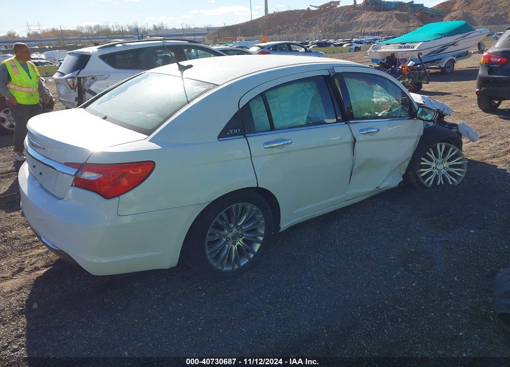 2012 CHRYSLER 200 LIMITED VIN: 1C3CCBCB3CN267934