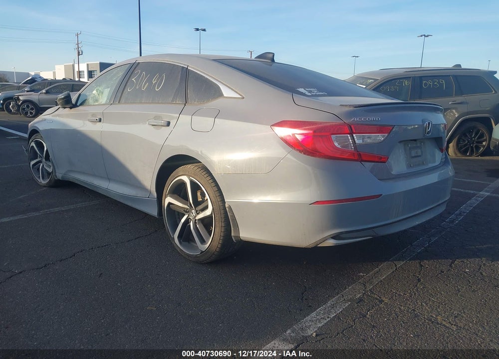 2022 HONDA ACCORD HYBRID SPORT VIN: 1HGCV3F25NA000846