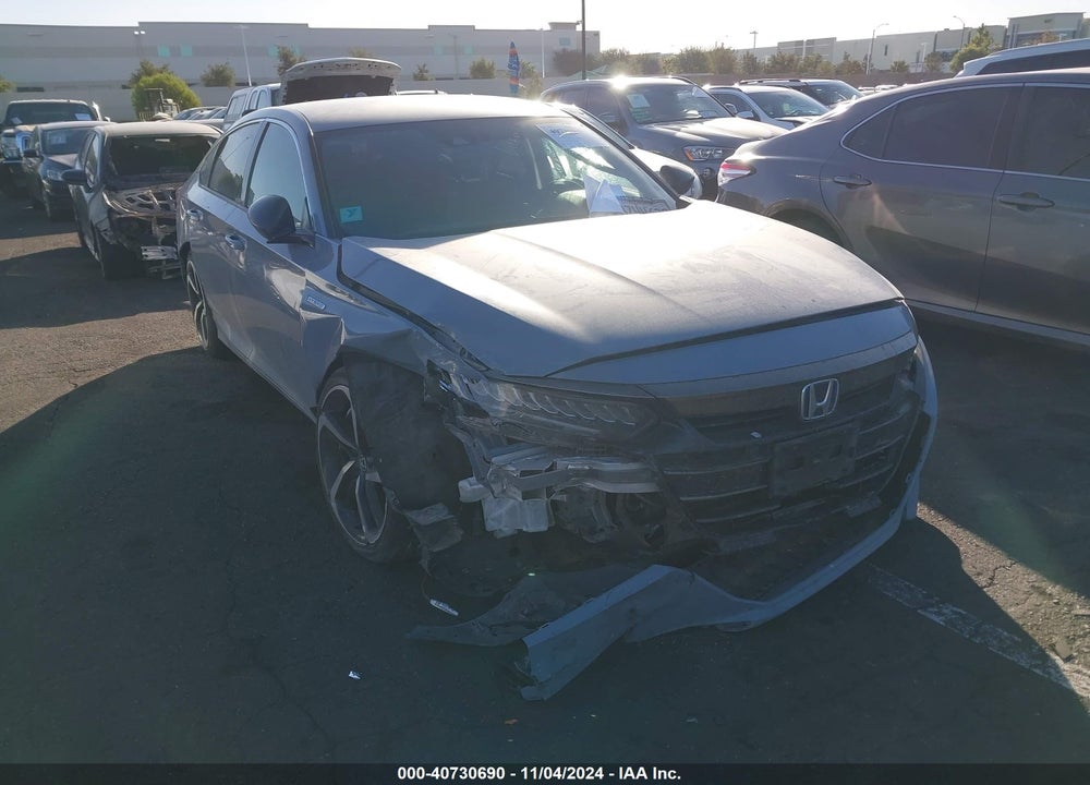 2022 HONDA ACCORD HYBRID SPORT VIN: 1HGCV3F25NA000846
