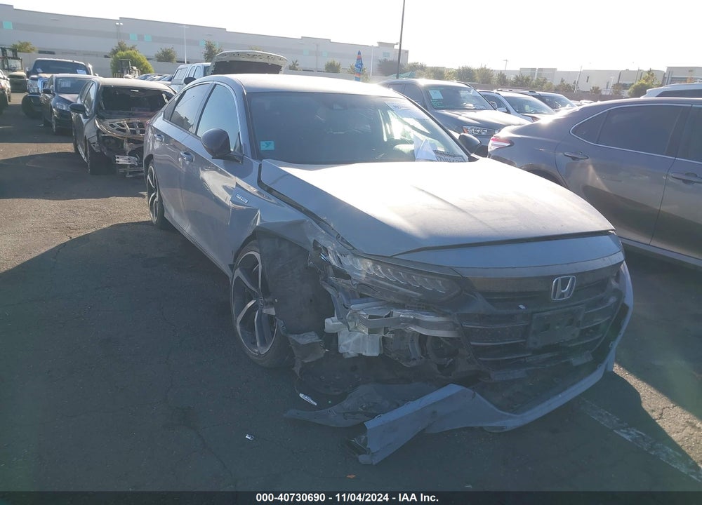 2022 HONDA ACCORD HYBRID SPORT VIN: 1HGCV3F25NA000846