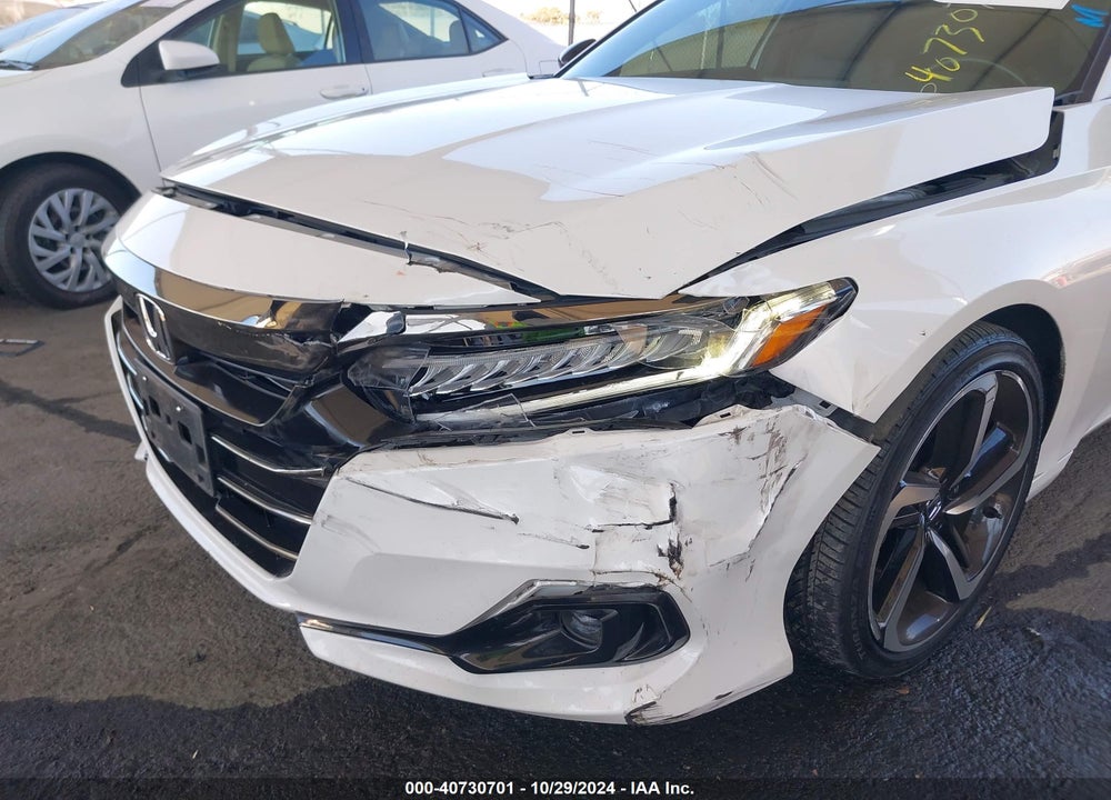 2021 HONDA ACCORD SPORT VIN: 1HGCV1F37MA000990