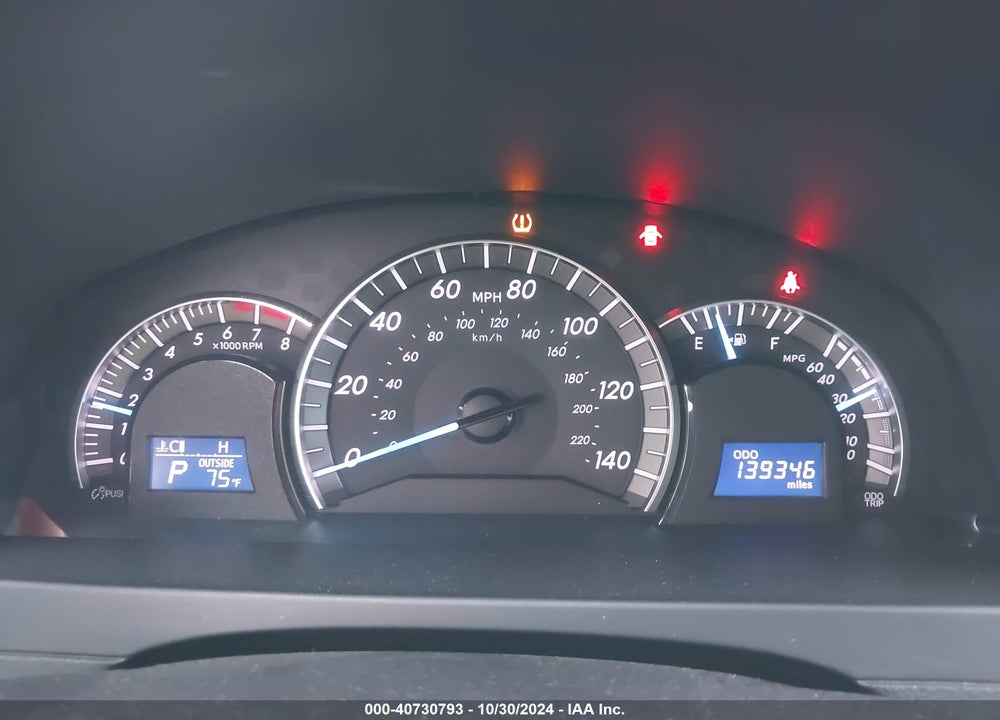 2013 TOYOTA CAMRY SE VIN: 4T1BF1FK2DU290791