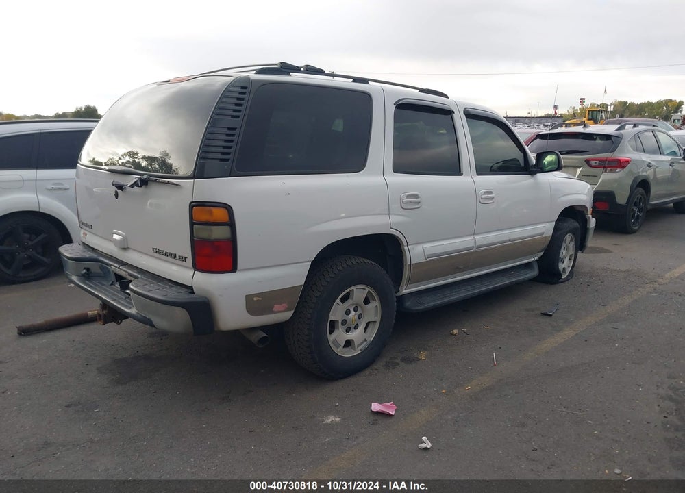 2004 CHEVROLET TAHOE LT VIN: 1GNEK13T94R216997