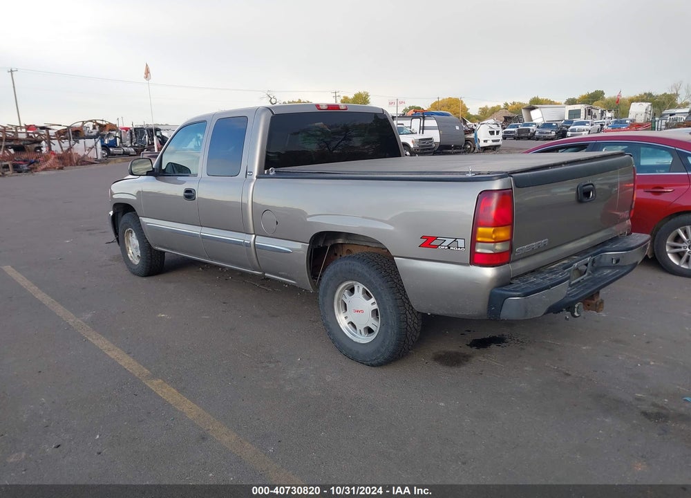 2002 GMC SIERRA 1500 SLE VIN: 2GTEK19VX21252382