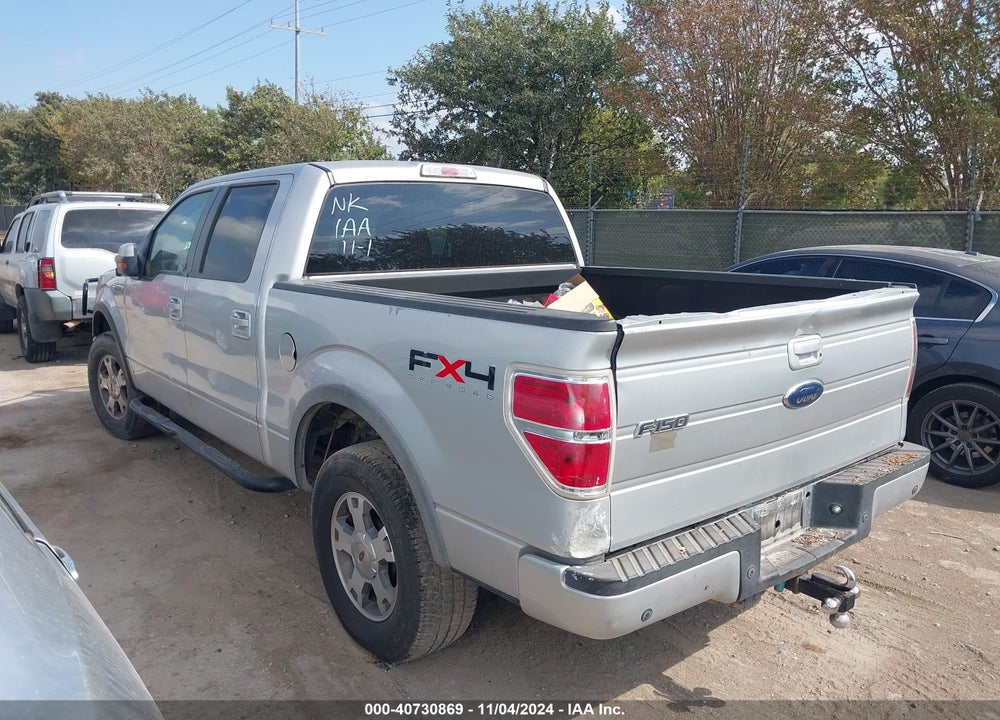 2009 FORD F-150 FX4/KING RANCH/LARIAT/PLATINUM/XL/XLT VIN: 1FTPW14VX9KC91651